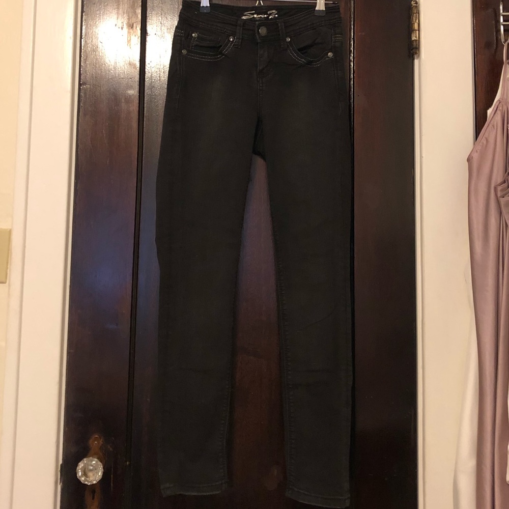 Seven7 Brand Light Black Skinny Jeans